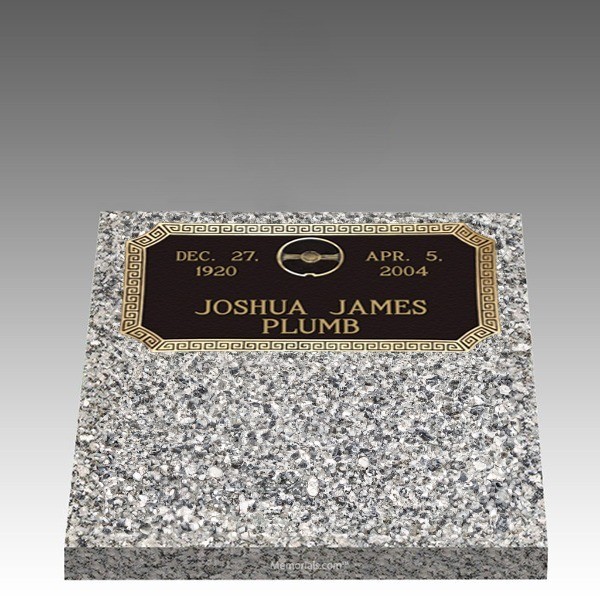 Dynasty Serenity Deep Top Bronze Headstone