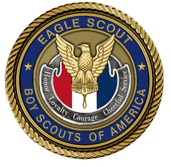 Eagle Scout Medium Medallion