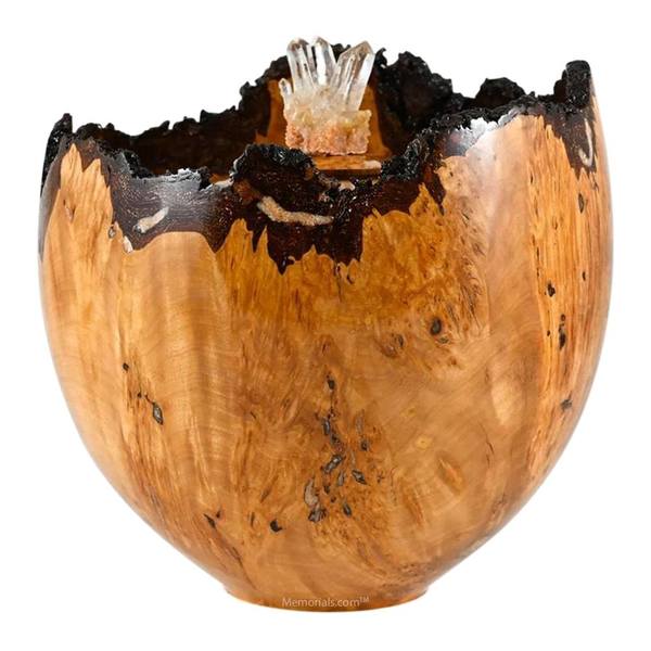 Ethereal Wooden Urn