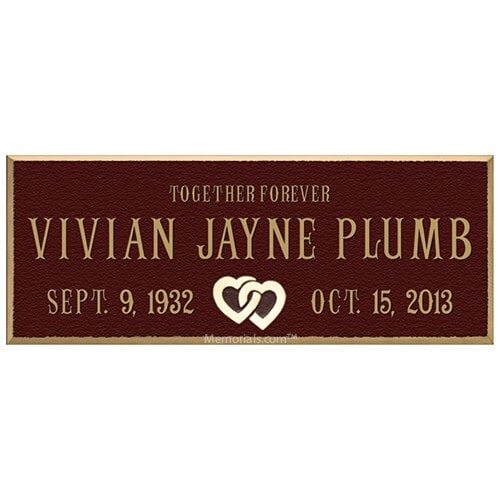 Everlasting Love Crypt Plaques