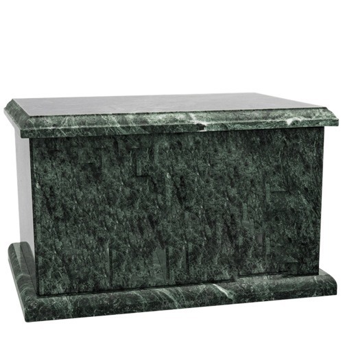 Evermore Green Marble Urn