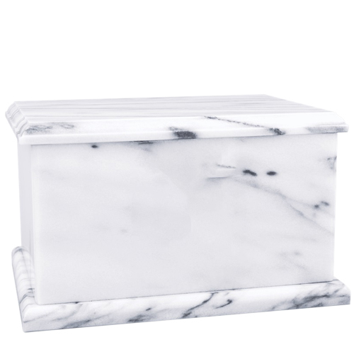 Evermore White Marble Cremation Urns