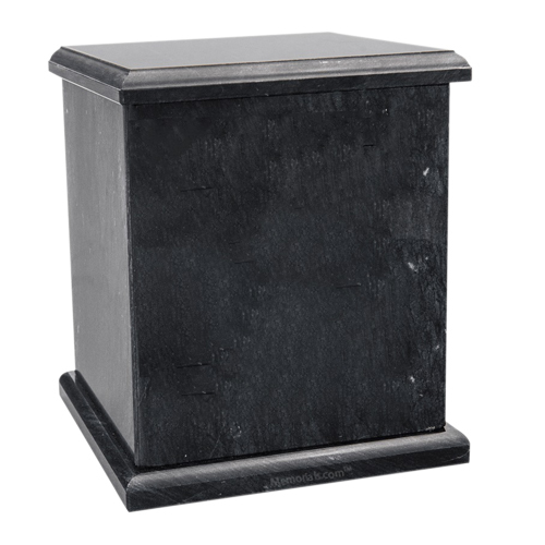 Eversquare Black Marble Cremation Urns