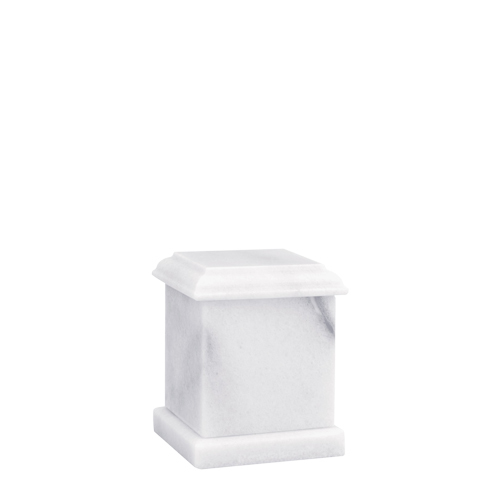 Eversquare White Keepsake Urn