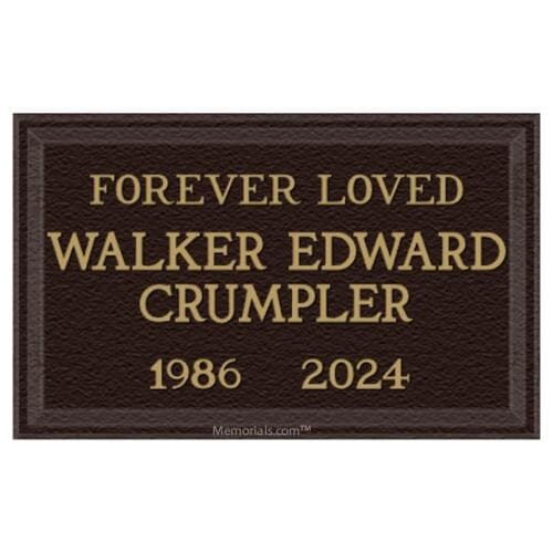 Forever Loved Bronze Niche Plaques