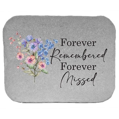 Forever Remembered Memorial Stone