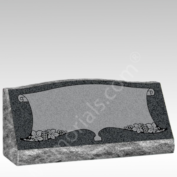 Fruit of Life Granite Grave Marker V