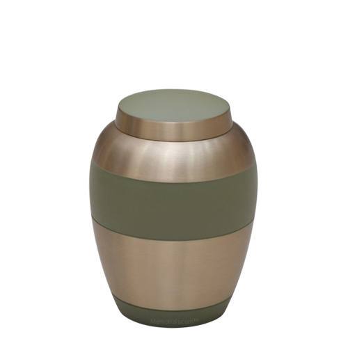 Garden Green Metal Medium Urn