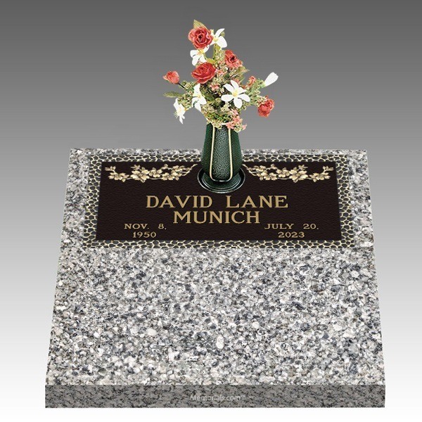 Garden of Life Dogwood Deep Top Bronze Headstone