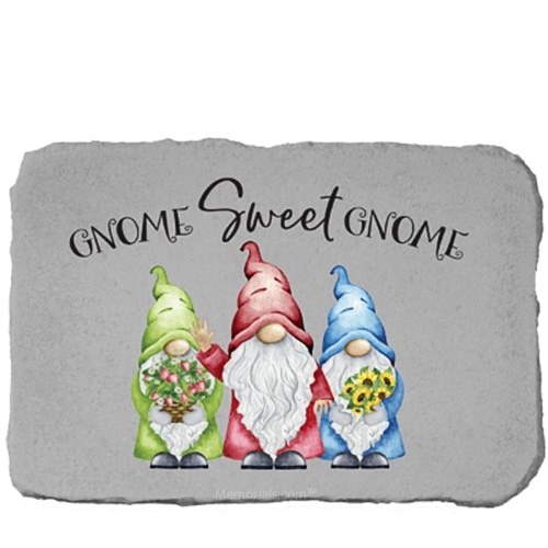 Gnome Sweet Gnome Accent Stone