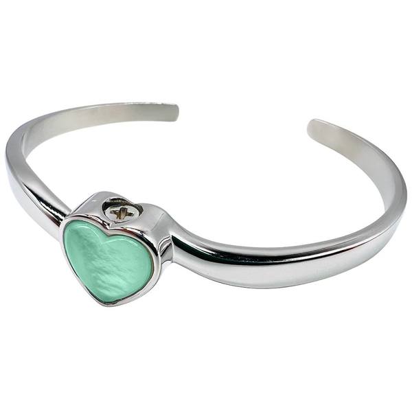 Green Heart Ash Stainless Bracelet