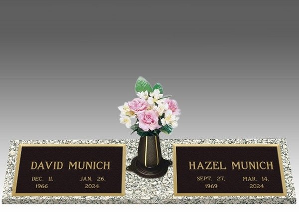 Infinity Class Double Large Bronze Headstone II