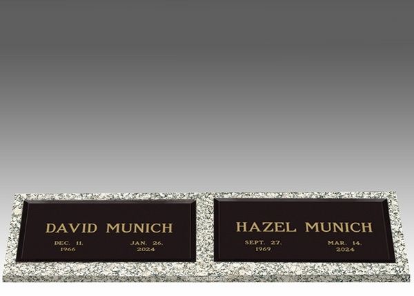 Infinity Modern Bronze Cemetery Headstones