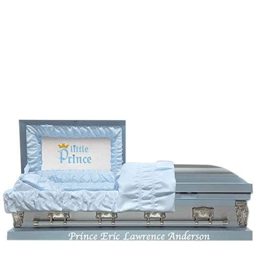 Little Prince Blue Mini Child Casket