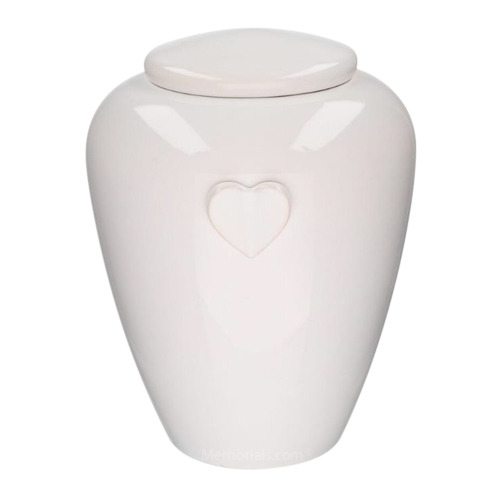 Love Forever Ceramic Cremation Urn