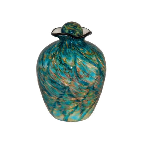 Mermaid Glass Cremation Urn For Two