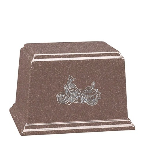 Motorcycle Blush Small Cultured Cremation Urn