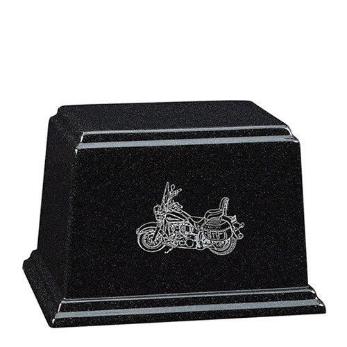 Motorcycle Small Cultured Cremation Urn