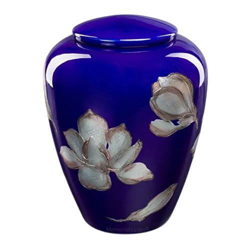 Mystic Magnolia Ceramic Urn