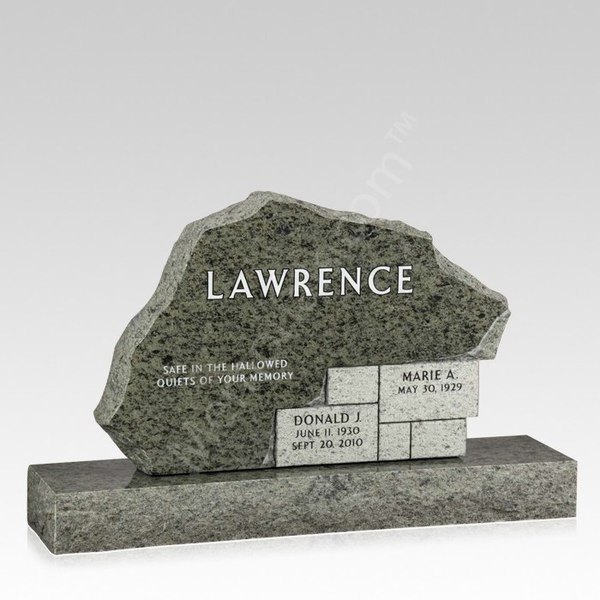 Our Home Companion Granite Headstone II