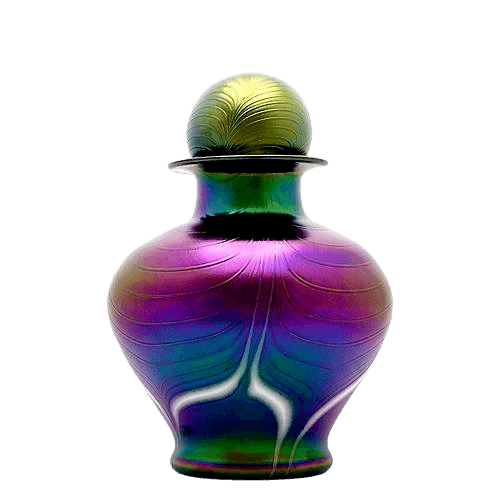 Peacock Glass Cremation Urns