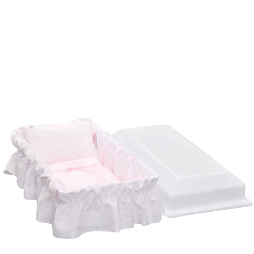 Pink Child Premie Casket Vault