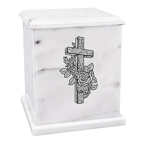 Premier Cross Wood Cremation Urns