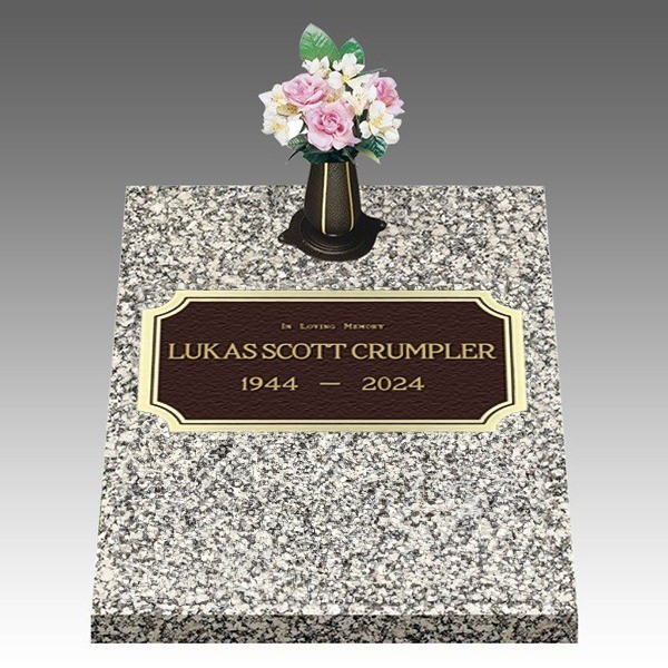 Pure Tranquility Deep Top Bronze Headstone II