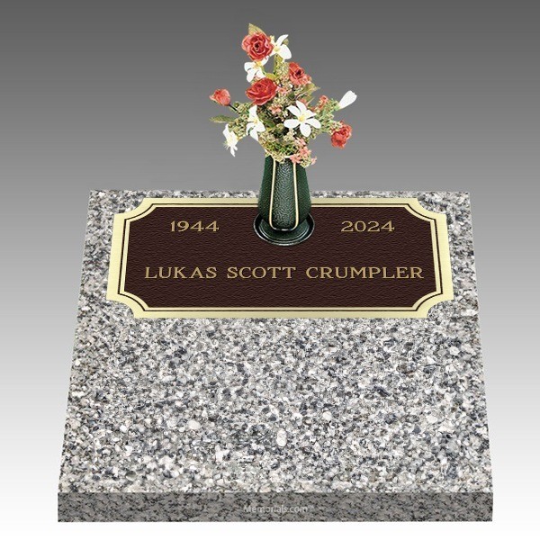 Pure Tranquility Deep Top Bronze Headstone