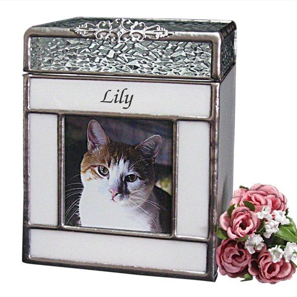 Purity Glass Large Photo Pet Urn