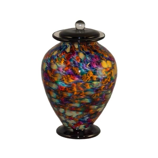 Rainbow Dream Glass Urn For Two