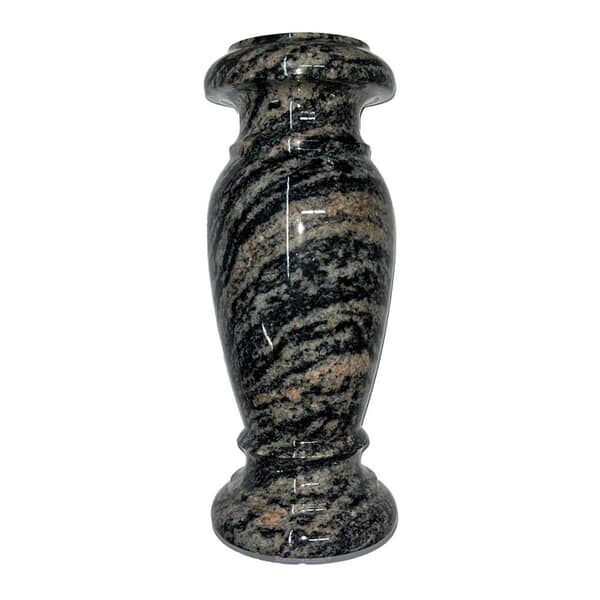 Rainbow Granite Cemetery Vase II