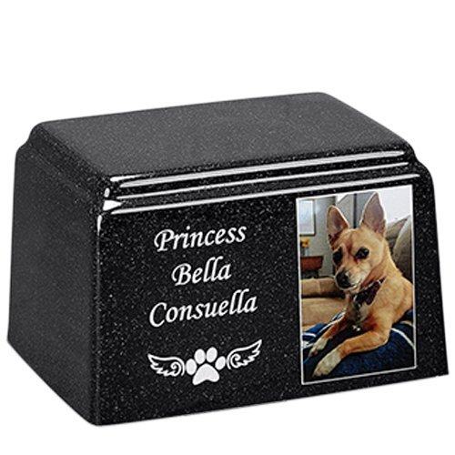 Rectangle Cultured Pet Photo Urns