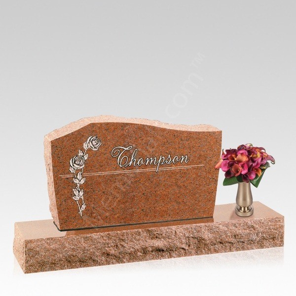 Rosa Companion Granite Headstone