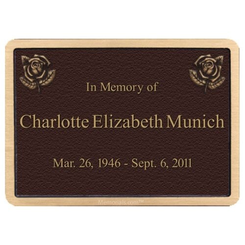 Rounded Memorial Niche Plaques