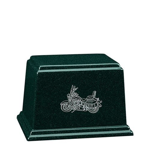 Royal Motorcycle Keepsake Cultured Cremation Urn