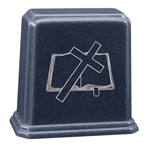 Sea Cross and Bible Cremation Urn