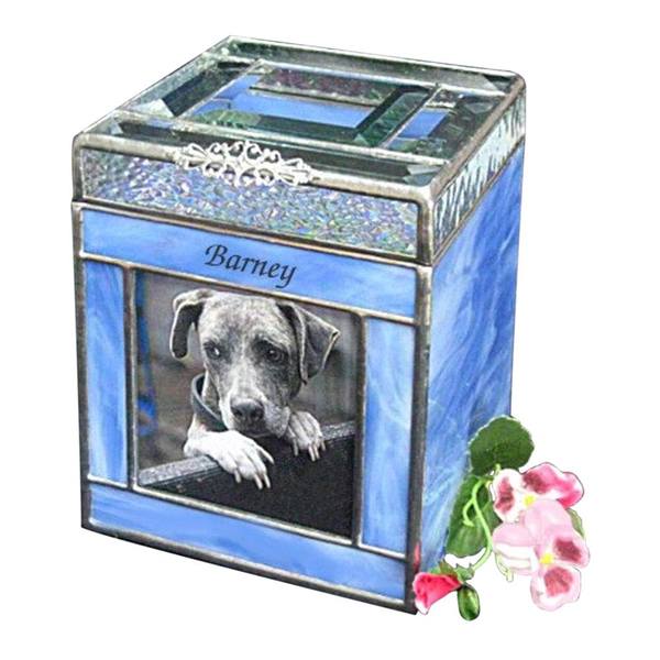 Sky Glass Large Photo Pet Urn