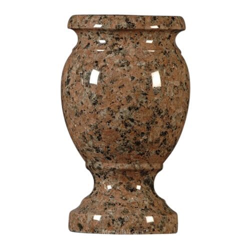 Sunset Red Granite Vase