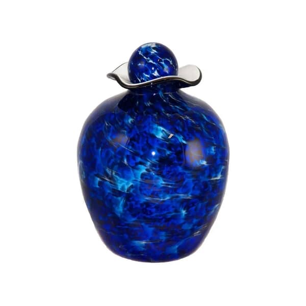 Swell Glass Cremation Urn For Two