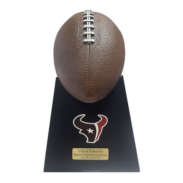 Texans Football Cremation Urn