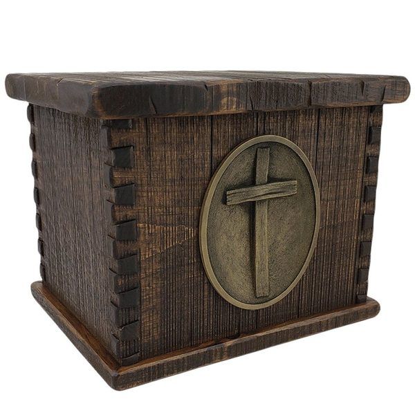 Timber Cross Wood Pet Casket