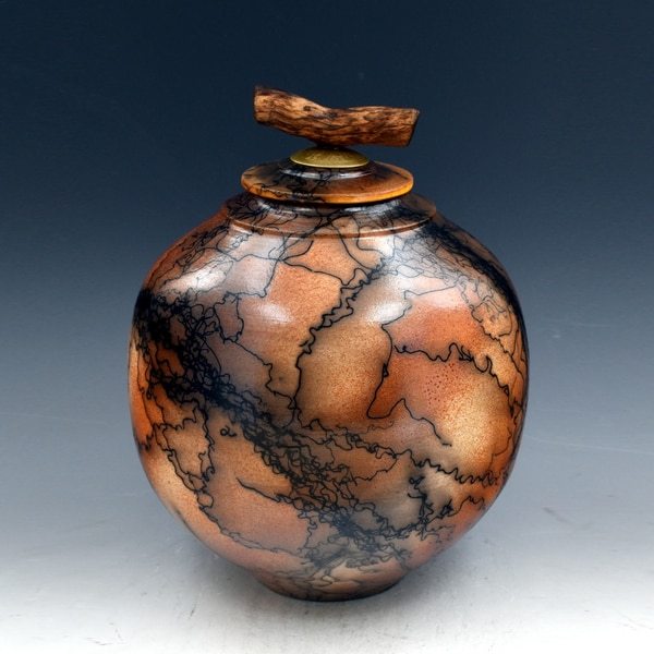 Togetherness Raku Cremation Urn