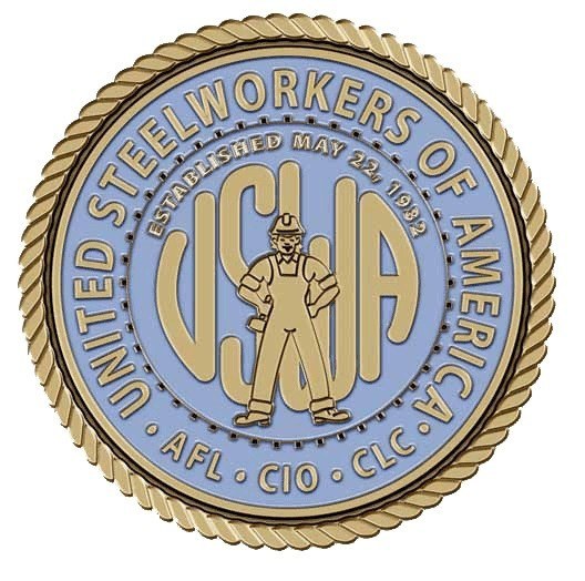 United Steelworkers of America Small Medallion