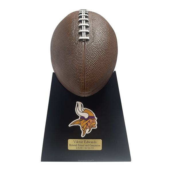 Vikings Football Cremation Urn