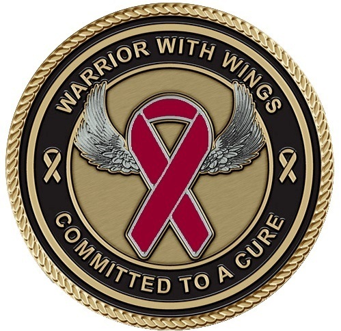 Warrior with Wings Myeloma Large Medallion