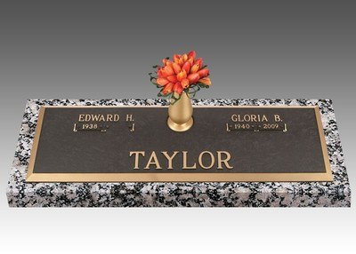 Infinity Classic Bronze Headstone 56 x 16