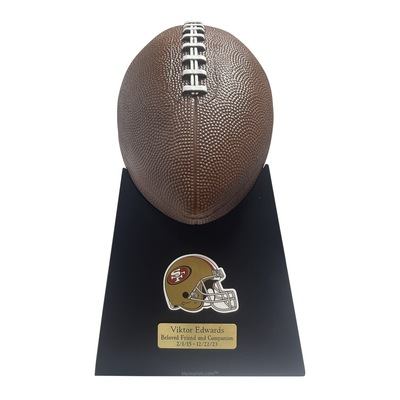 49ers Football Cremation Urn