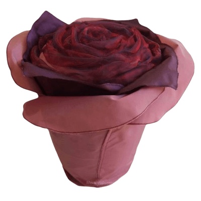 Black and Brown Clay Cremation Urn