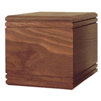 Simplicity Walnut Wood Cremation Urn